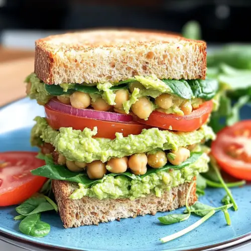 Chickpea Avocado Sandwich
