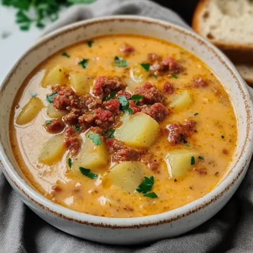 Creamy Chorizo Potato Soup