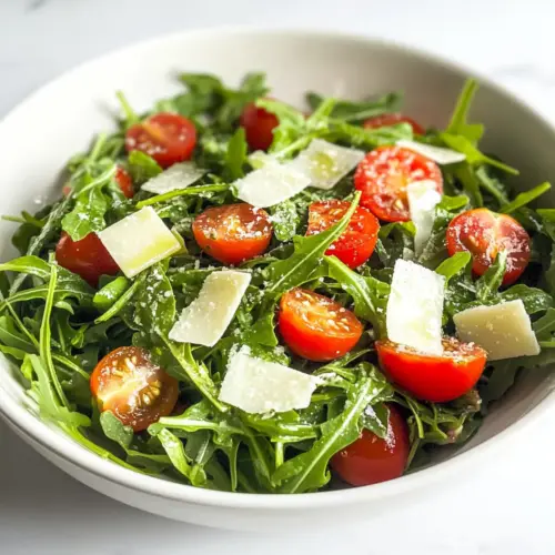 Arugula Salad with Lemon Dressing