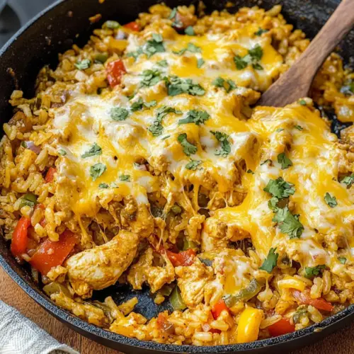 Chicken Fajita Rice Skillet