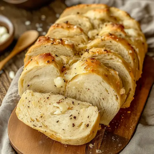 Vegan Garlic Pull Apart Bread
