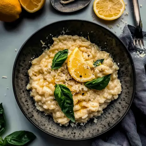 Lemon Mascarpone Risotto