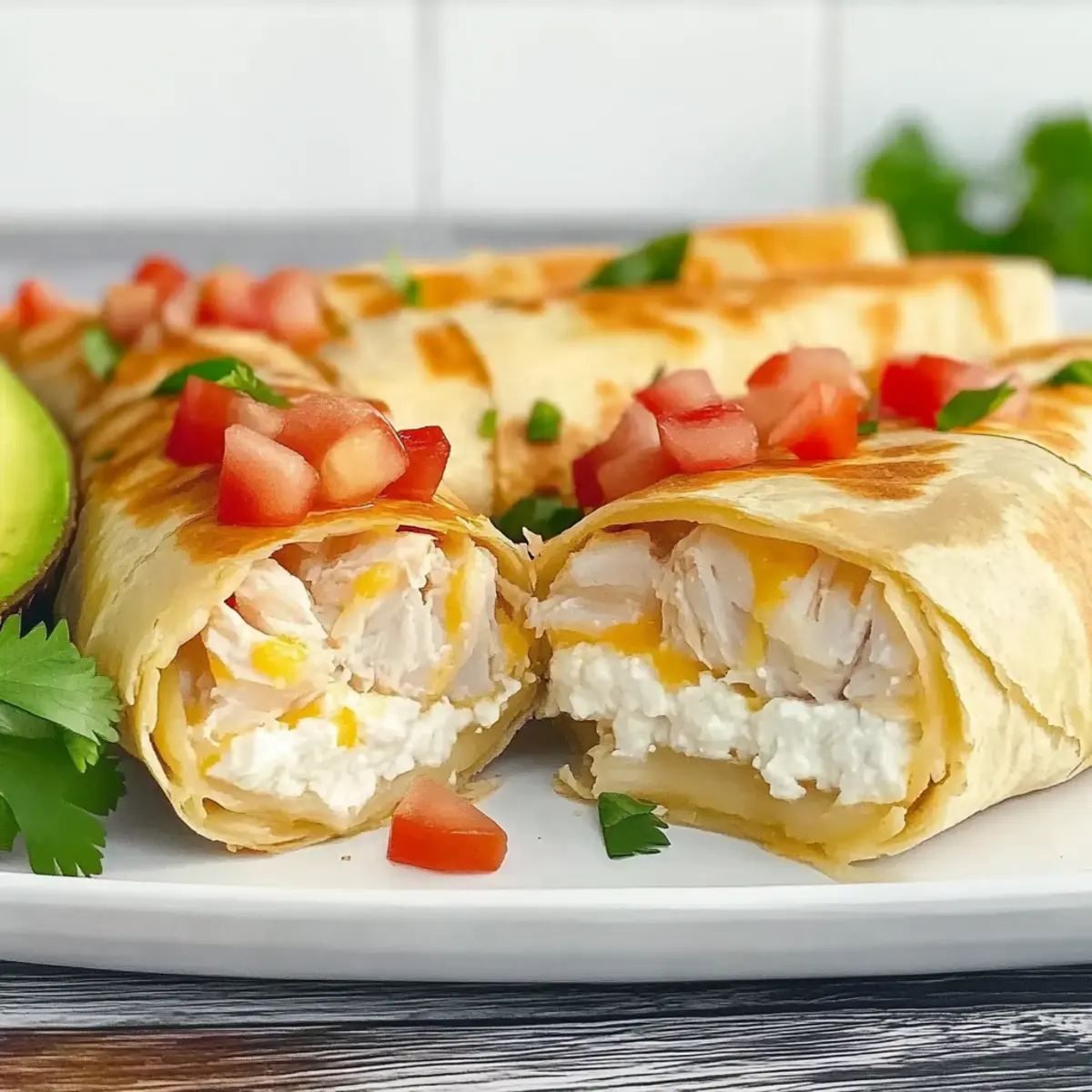 Imitation Crab Chimichangas