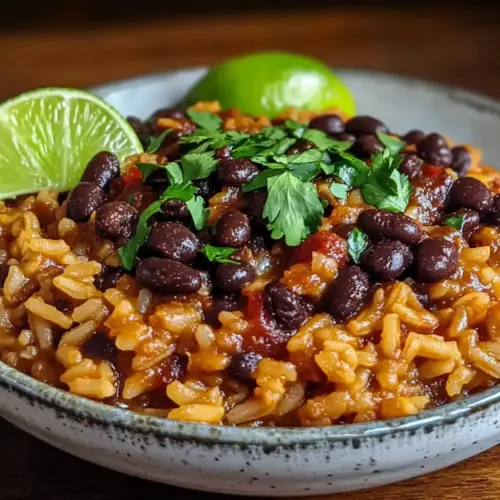 Cuban Style Beans and Rice