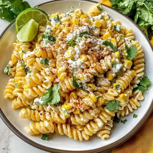Elote Pasta Salad Greek Yogurt