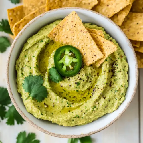 Cilantro Jalapeño Hummus