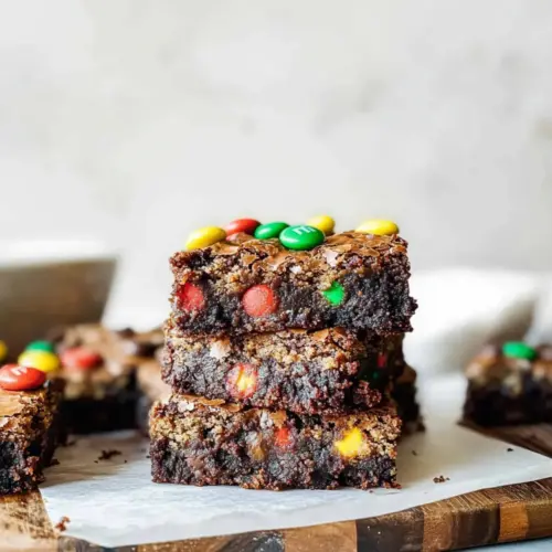 Monster Cookie Fudgy Brownies