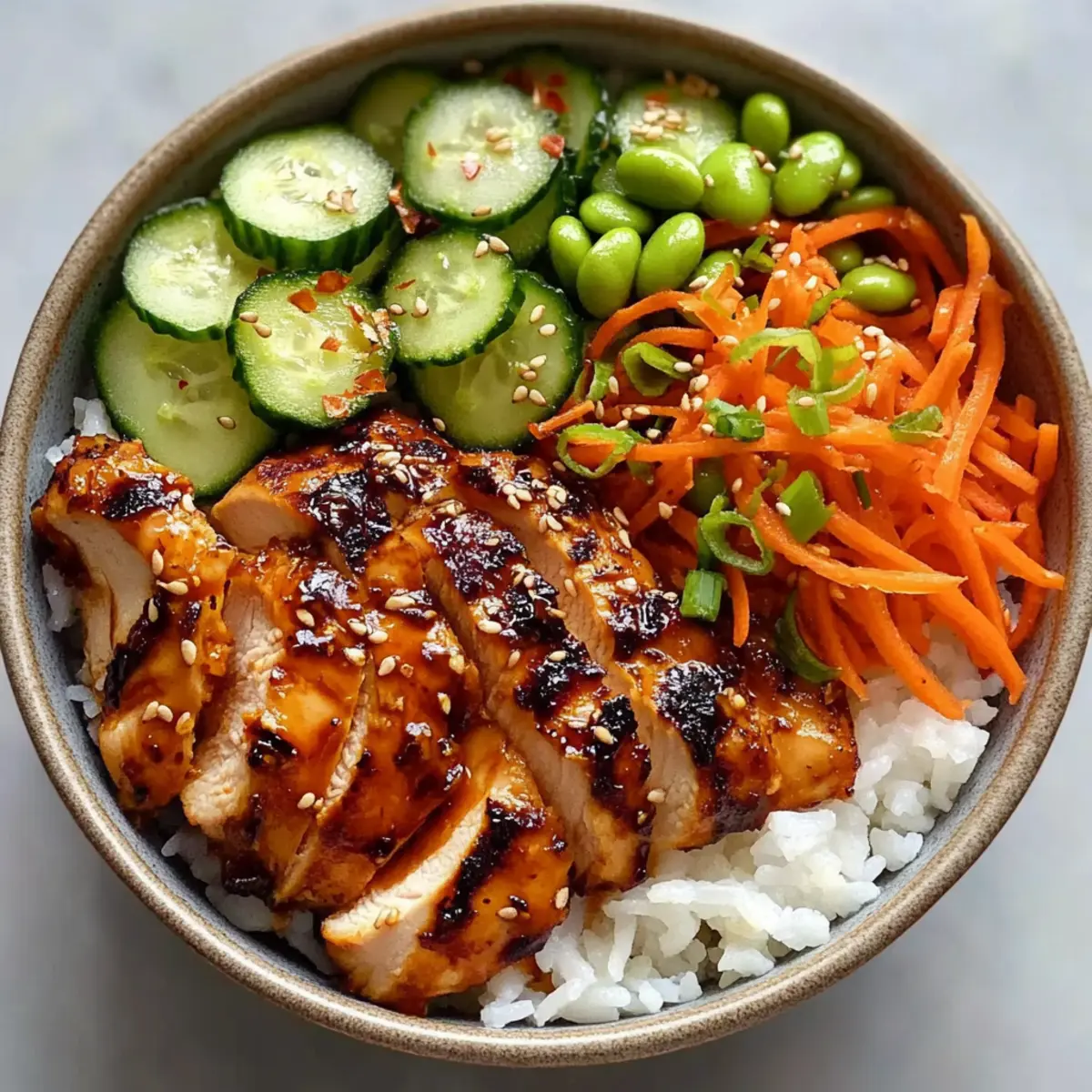 Korean BBQ Chicken Bowls