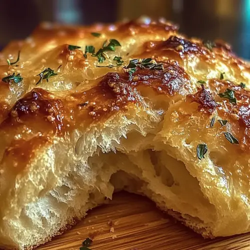 Garlic Herb Dutch Oven Bread