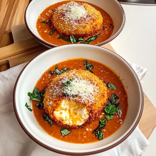 Fried Burrata with Spicy Vodka