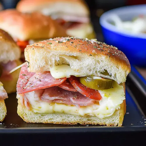 Hot Italian Sub Sliders