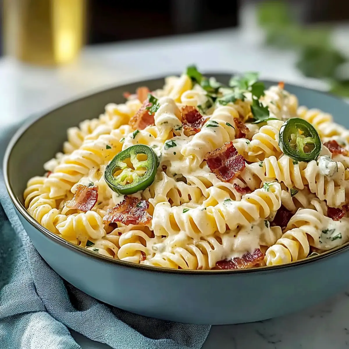 Jalapeño Popper Pasta Salad