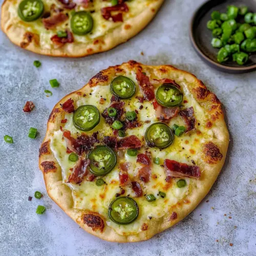 Jalapeño Popper Naan Flatbread