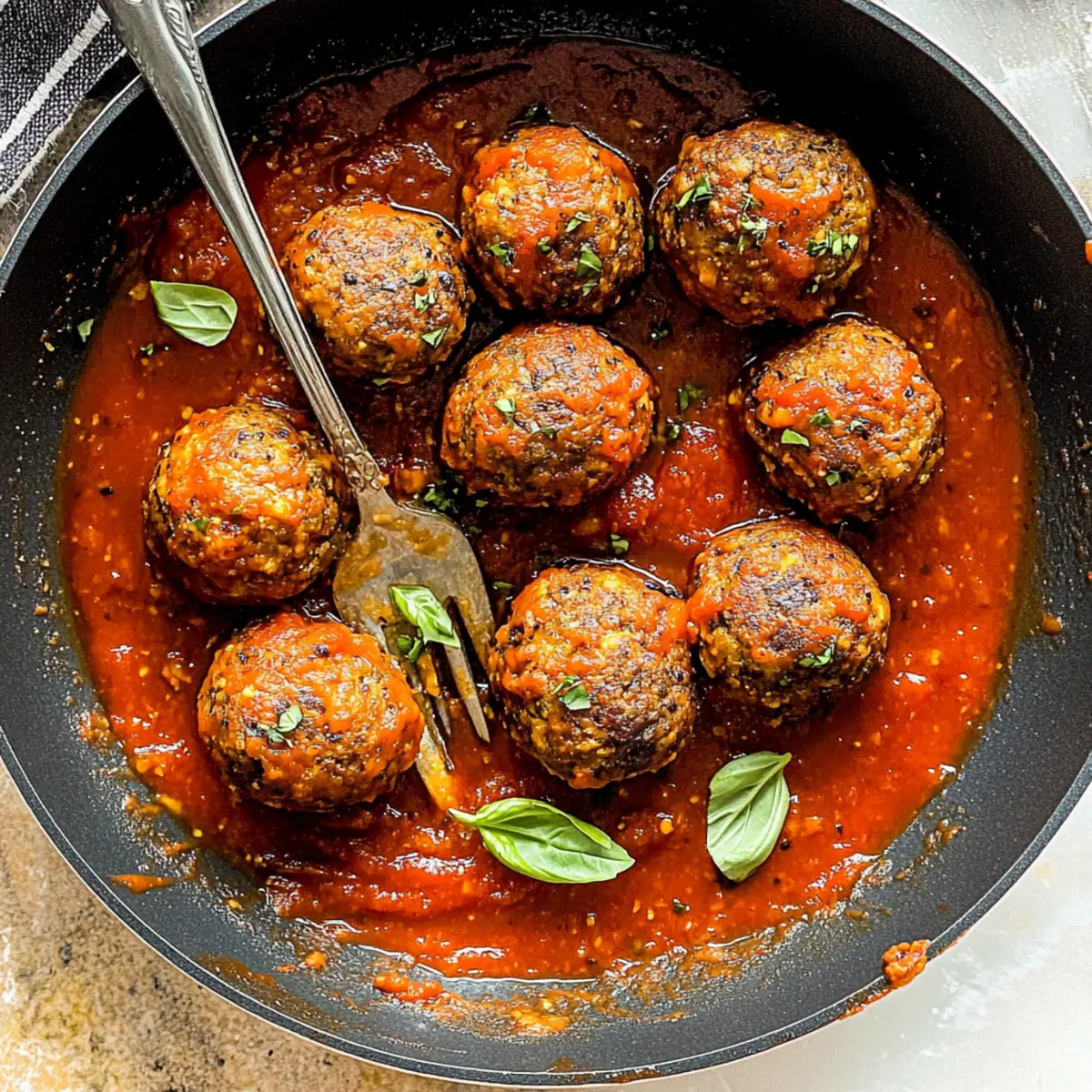 Vegan Black Bean Meatballs