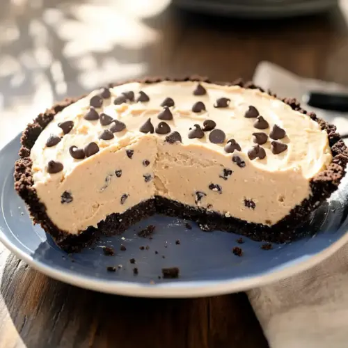 Chocolate Chip Peanut Butter Pie