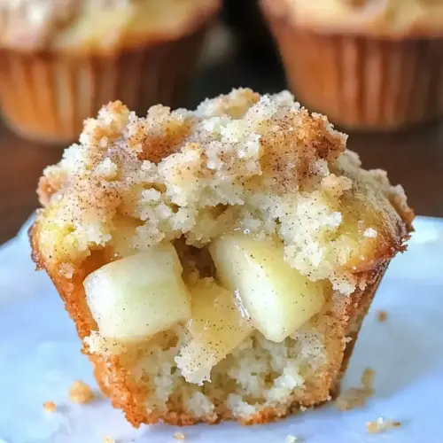 Apple Pie Muffins with Streusel Crumbs