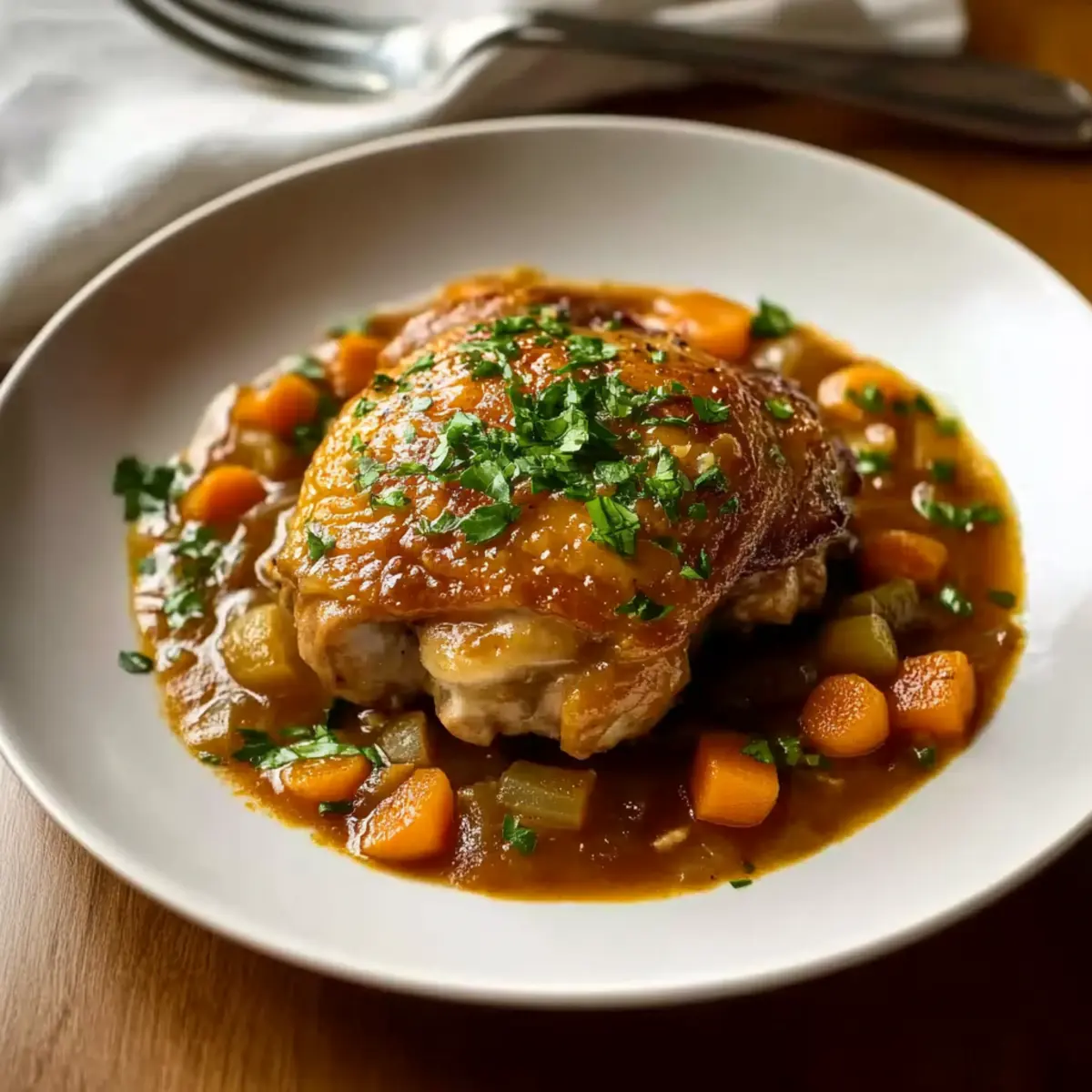 Chicken Thigh Osso Bucco