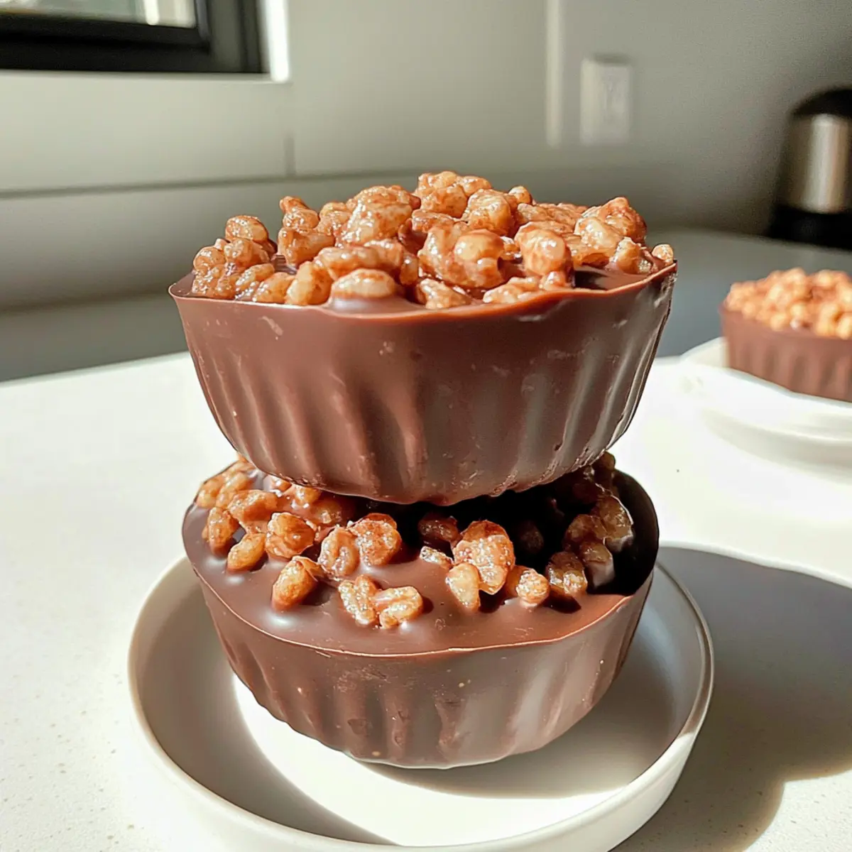 Chocolate Peanut Butter Crunch Cups