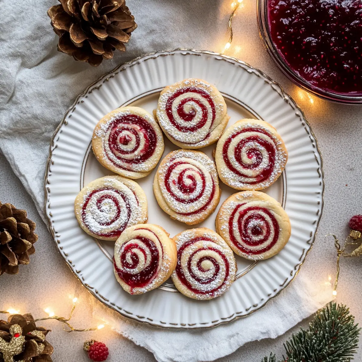 Cream Cheese Jam Pinwheel Cookies