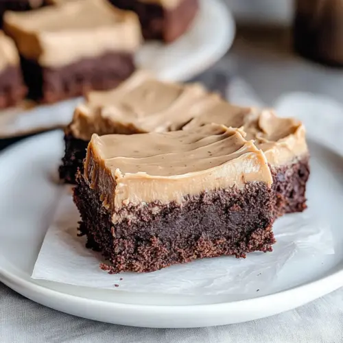 Frosted Coffee Brownies