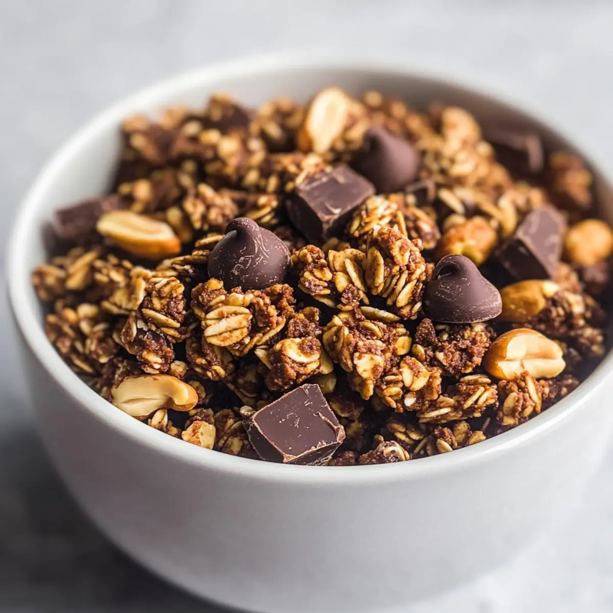 Chocolate Peanut Butter Granola