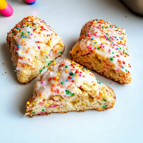 Birthday Cake Scones