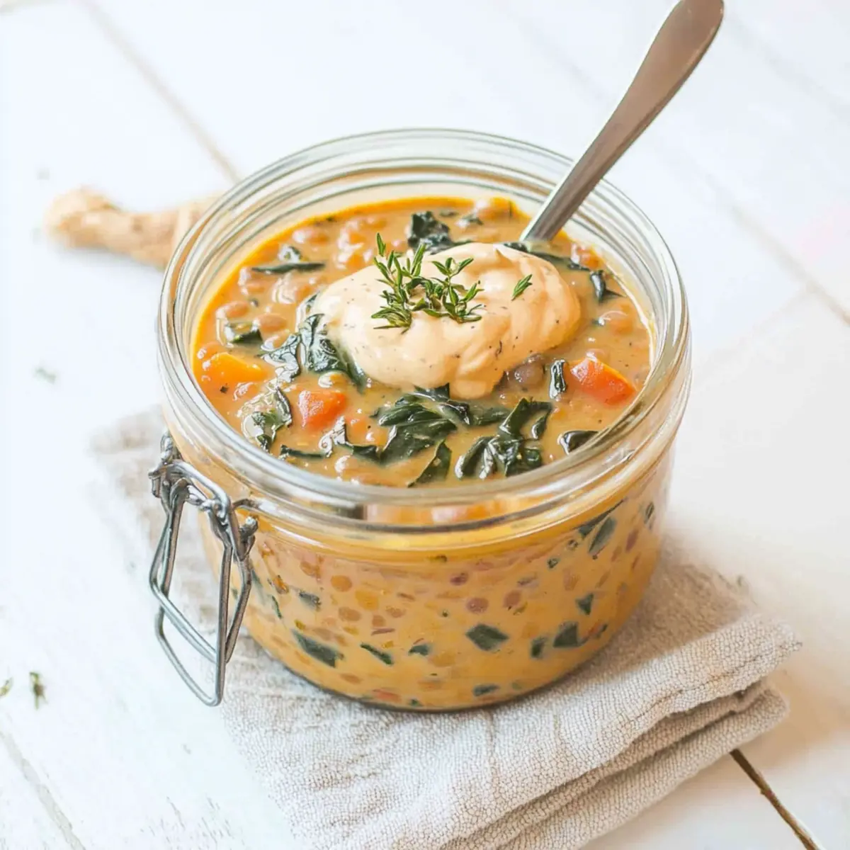 French Lentil Soup (Vegan)