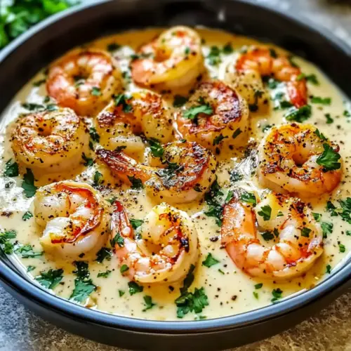 Creamy Coconut Garlic Shrimp