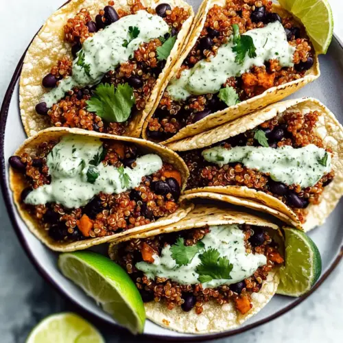 Quinoa Black Bean Tacos
