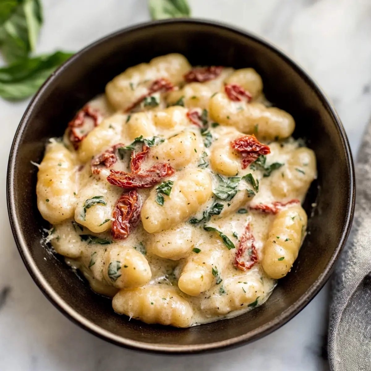 Sun-dried Tomato and Basil Gnocchi