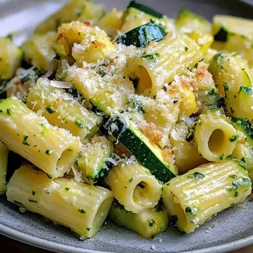 Lemon Zucchini Rigatoni