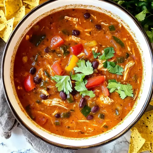 Chicken Fajita Soup
