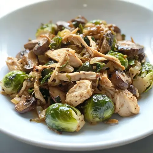 Balsamic Chicken and Brussel Sprouts