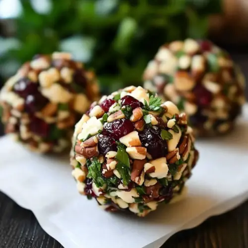 CRANBERRY PECAN GOAT CHEESE TRUFFLES