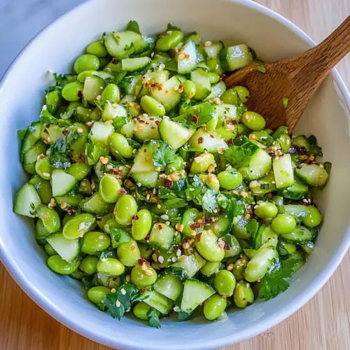 Cucumber Edamame Salad