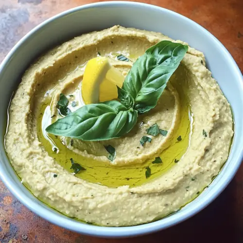 Lemon Basil Hummus