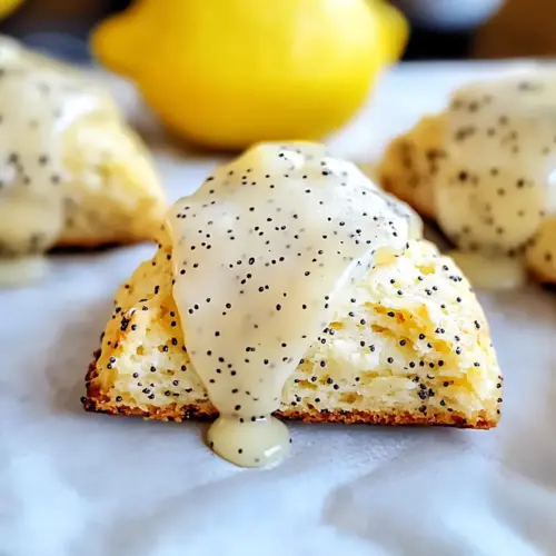 Lemon Poppyseed Scones Oven