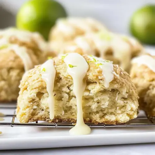 Coconut Scones with Lime