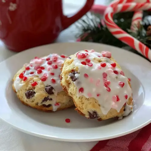 Chocolate Chip Peppermint Scones