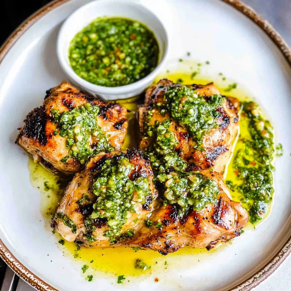 Chimichurri Chicken Thighs