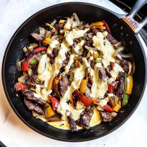 Philly Cheesesteak Skillet