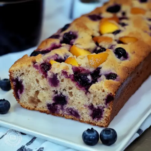 Blueberry Peach Bread