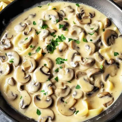 Simple Mushroom Sauce with Sour Cream