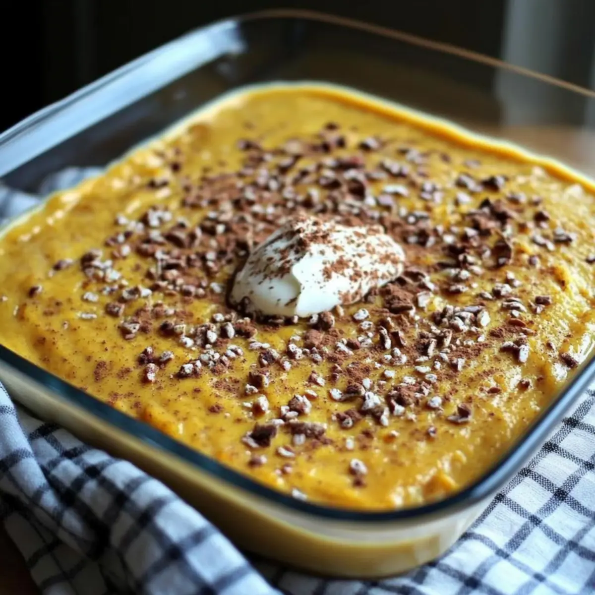 Breakfast Pumpkin Custard