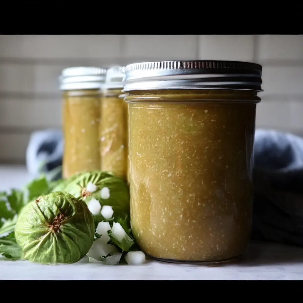 Canning Tomatillo Sauce