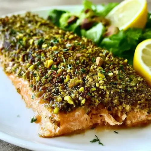 Pistachio Crusted Salmon