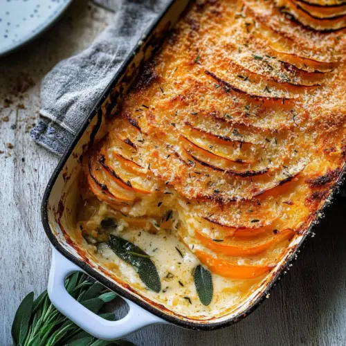 Sage Butternut Squash Gratin