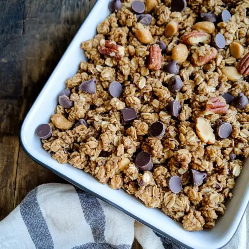 Peanut Butter Chocolate Chip Granola
