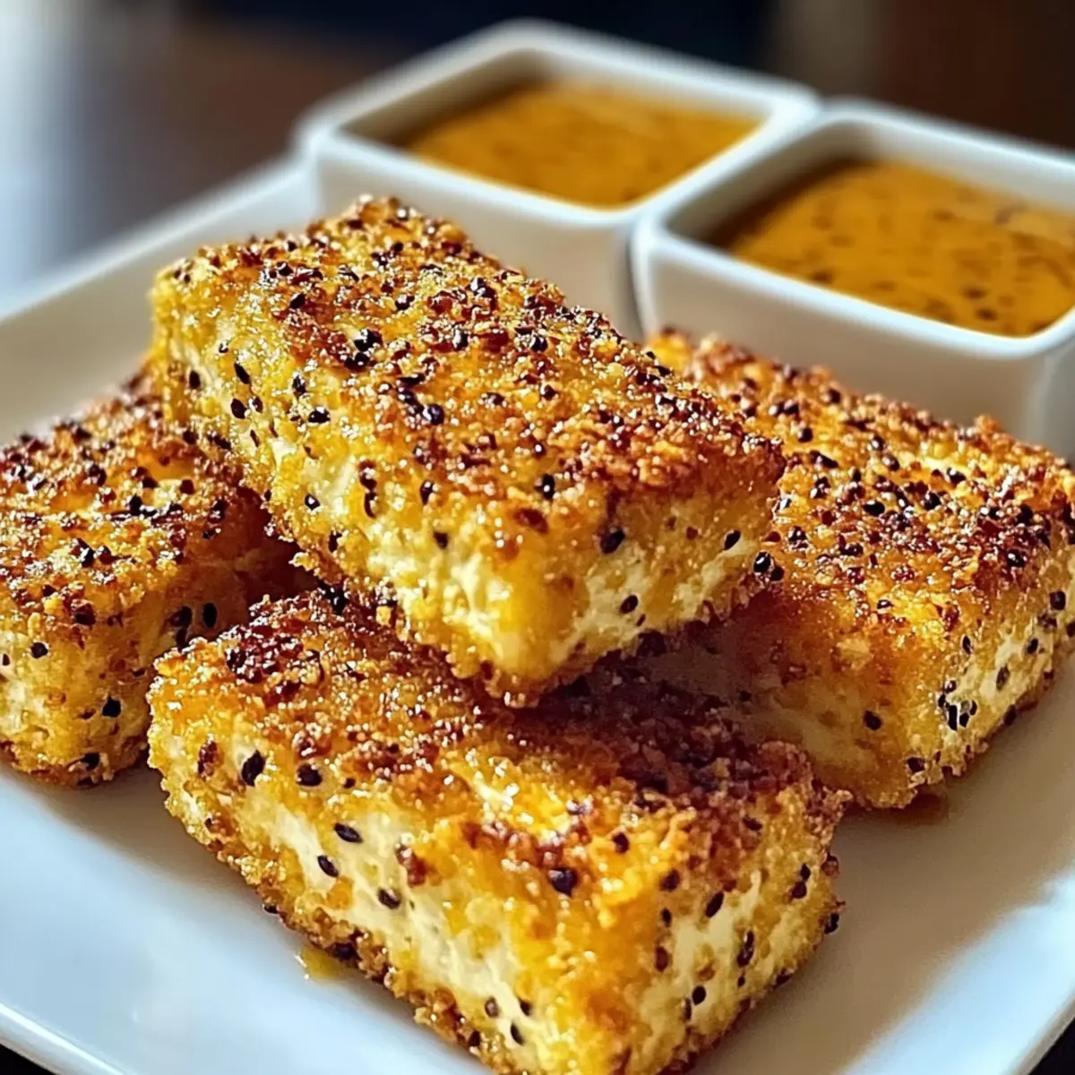 Baked Honey Mustard Tofu Tenders