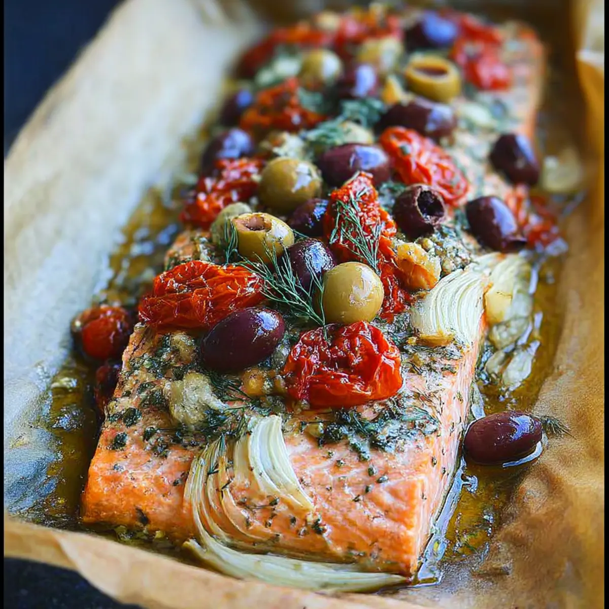 Light Mediterranean Salmon Recipe